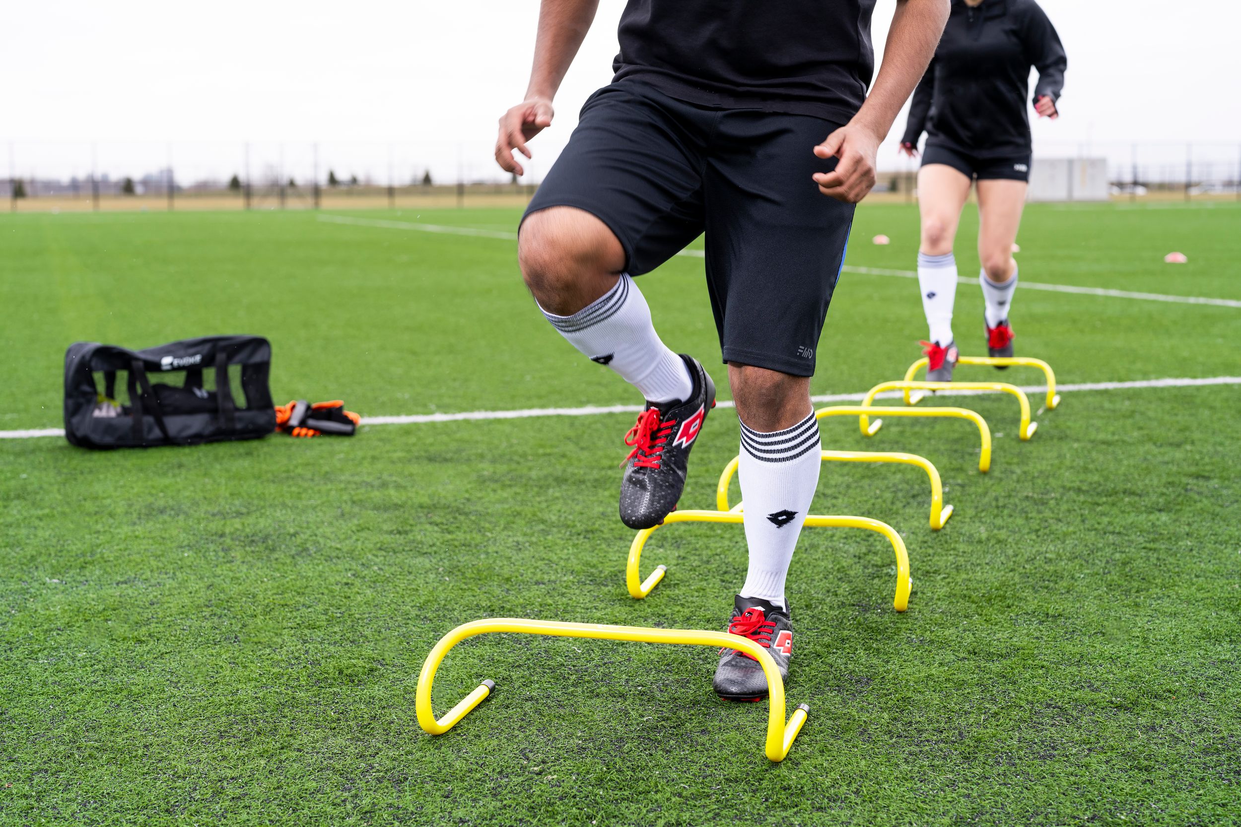 Kit Entraînement Football NIUNIAJ - Échelle Agilité 6m, Cônes, Parachute Résistance Pour Vitesse