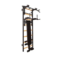 BenchK Series 2 - 233B with PB3B Pull Up Bar with Workout Bench Front_Three_Fourths_Angled_Right