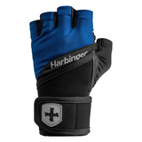 Harbinger Men's Training Grip 3.0 Wrist wrap Gloves Back_Flat