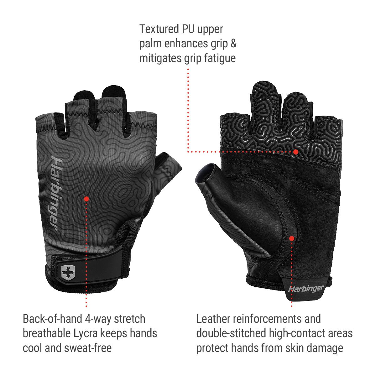 Harbinger Women's Pro 3.0 Gloves