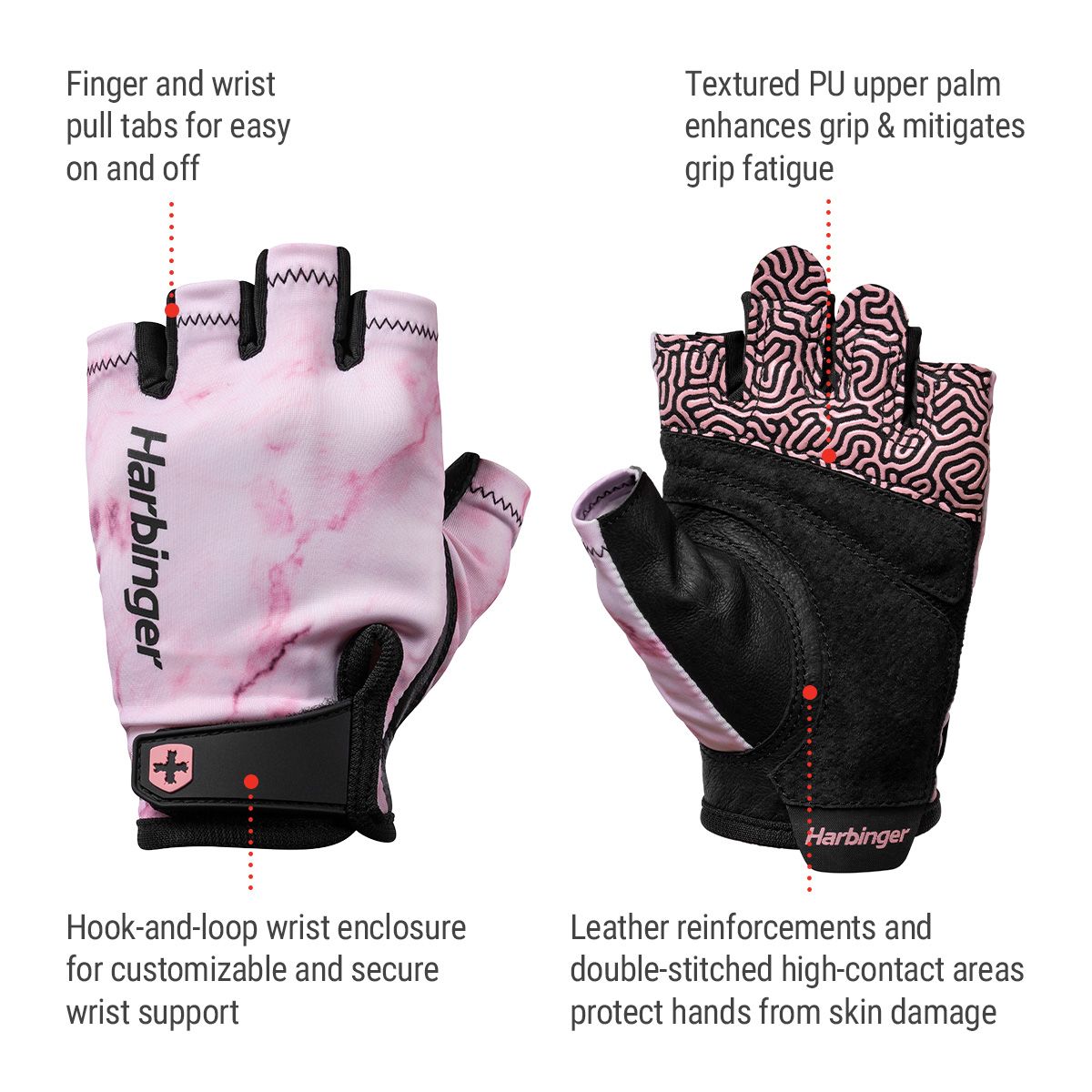 Harbinger Women's Pro 3.0 Gloves
