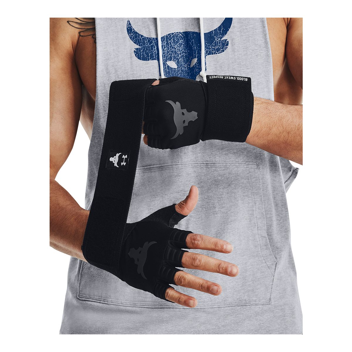 Wrist Under Armour Lifting Gloves Under Armour Men's Project Rock - Main Image
