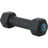Evoke Neoprene Dumbbell 3 lbs Front_Three_Fourths_Angled_Left