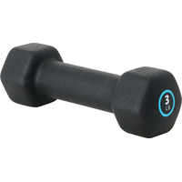Evoke Neoprene Dumbbell 3 lbs Front_Three_Fourths_Angled_Left