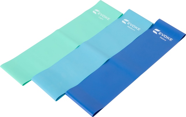 Evoke Mini Latex Resistance Loop Multi Pack Front_Three_Fourths_Angled_Right