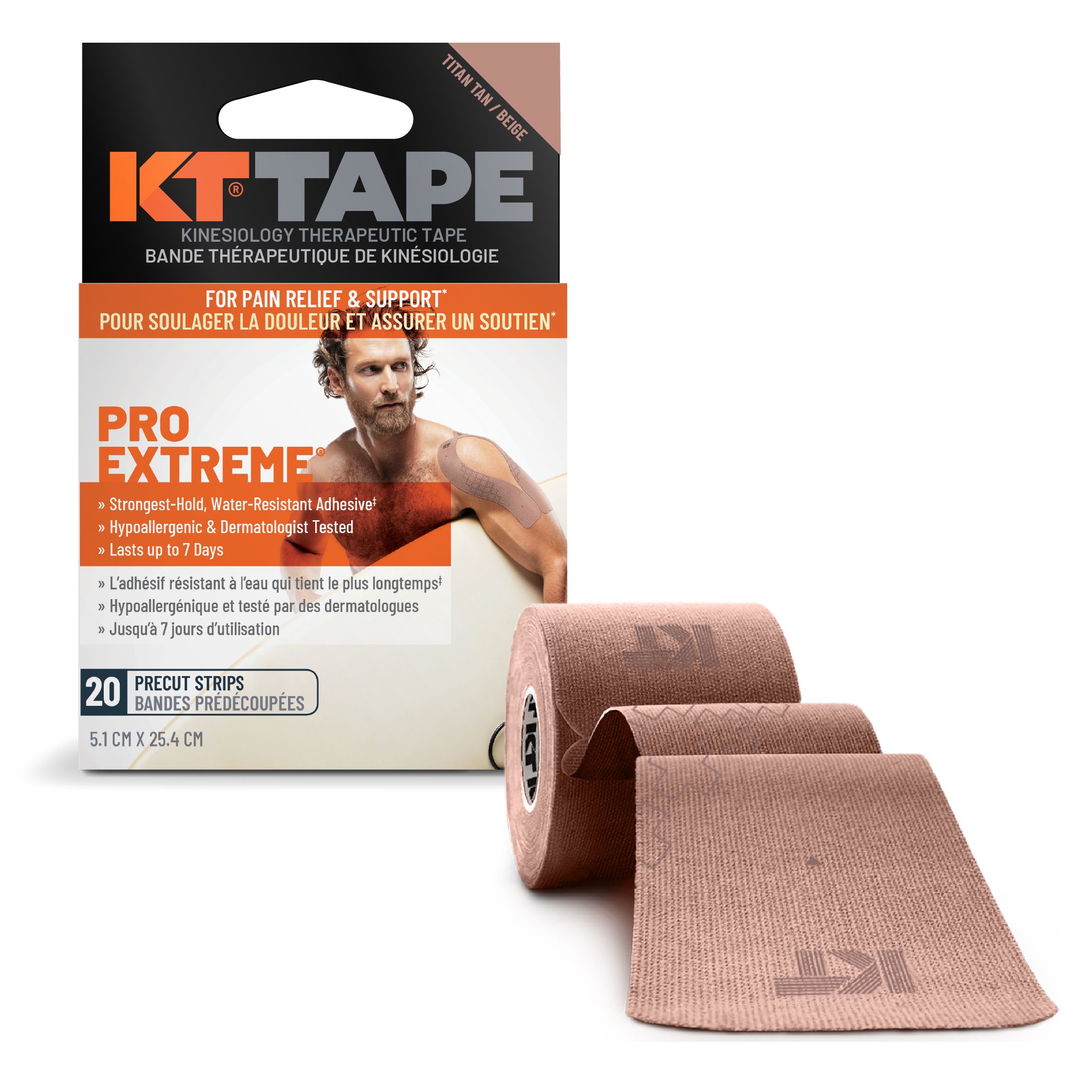KT Tape Pro Extreme® Long Lasting Comfortable Sports Tape