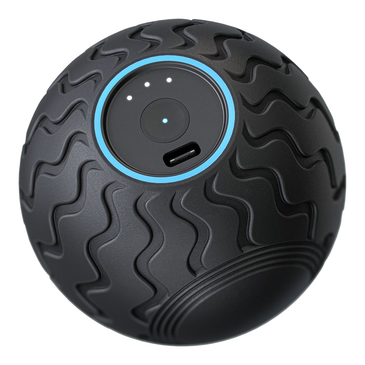 Therabody Wave Solo Vibrating Roller Massage Ball Overhead_Plunge