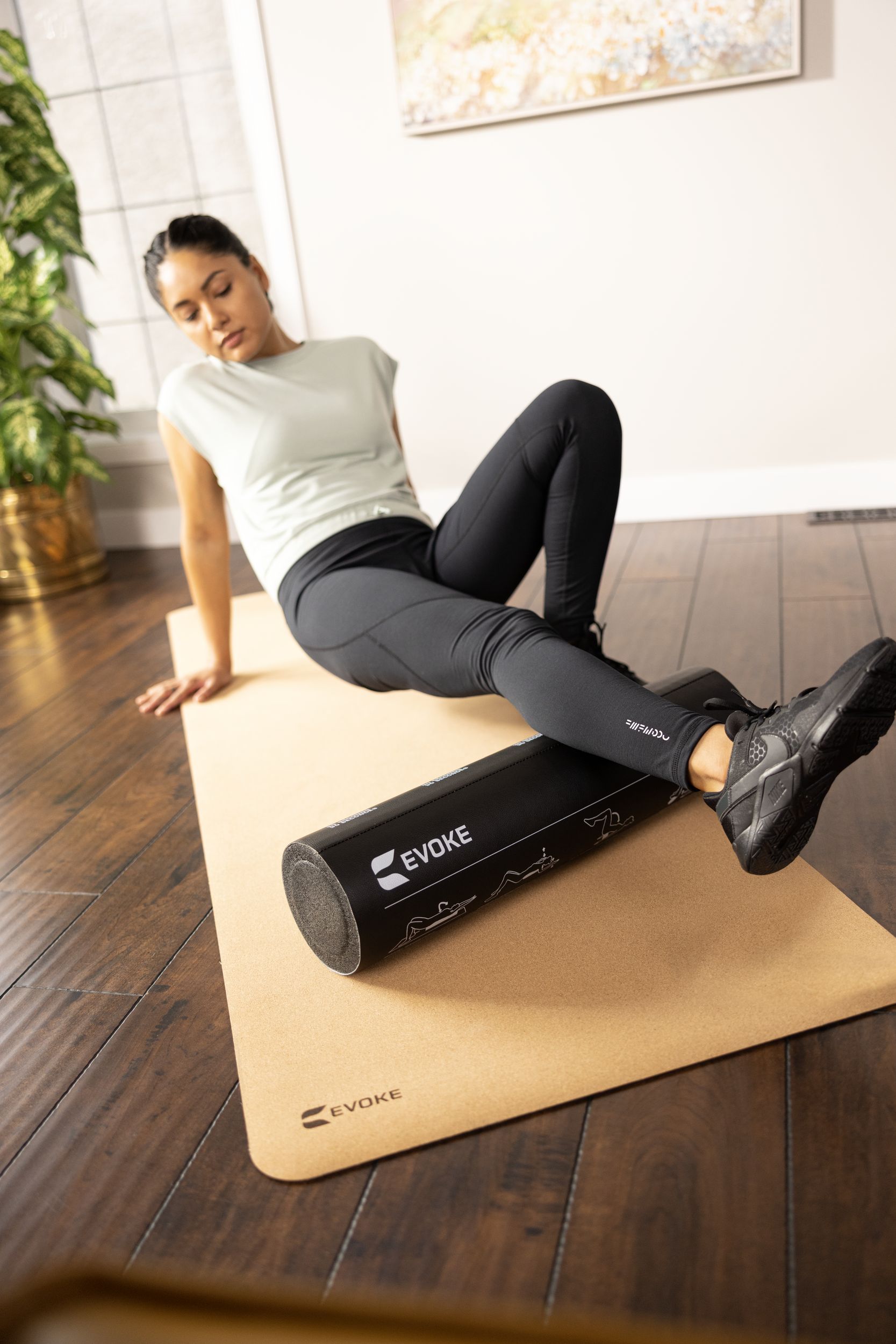 Evoke Guided Massage Roller - 24 Inch Front_Angled_Right