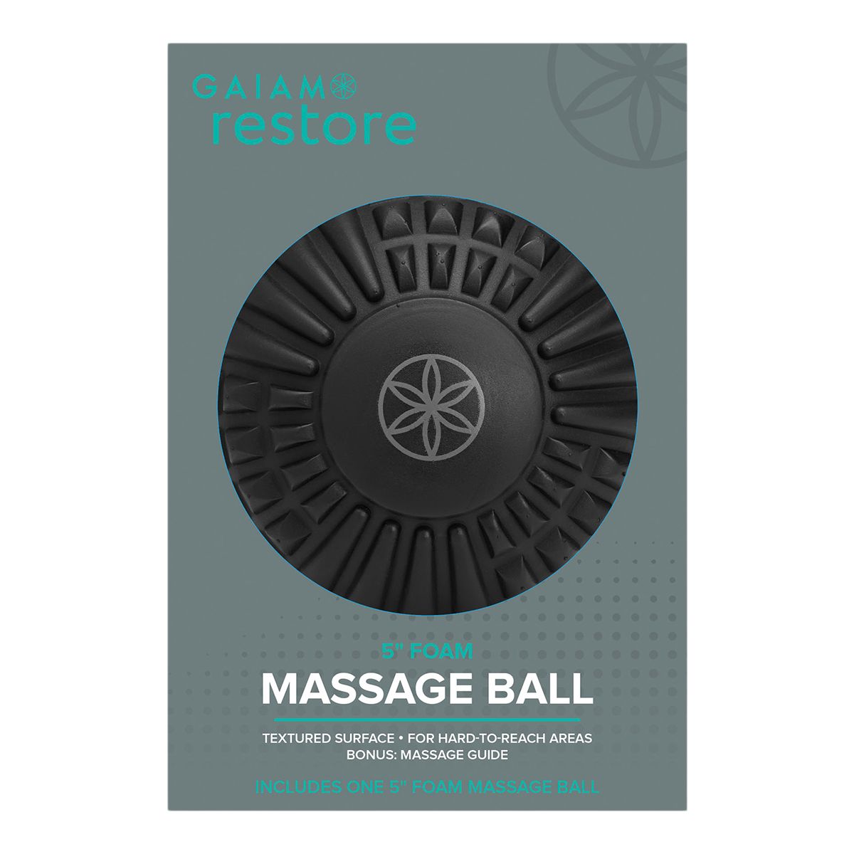 Gaiam Restore 5 Inch Foam Massage Ball