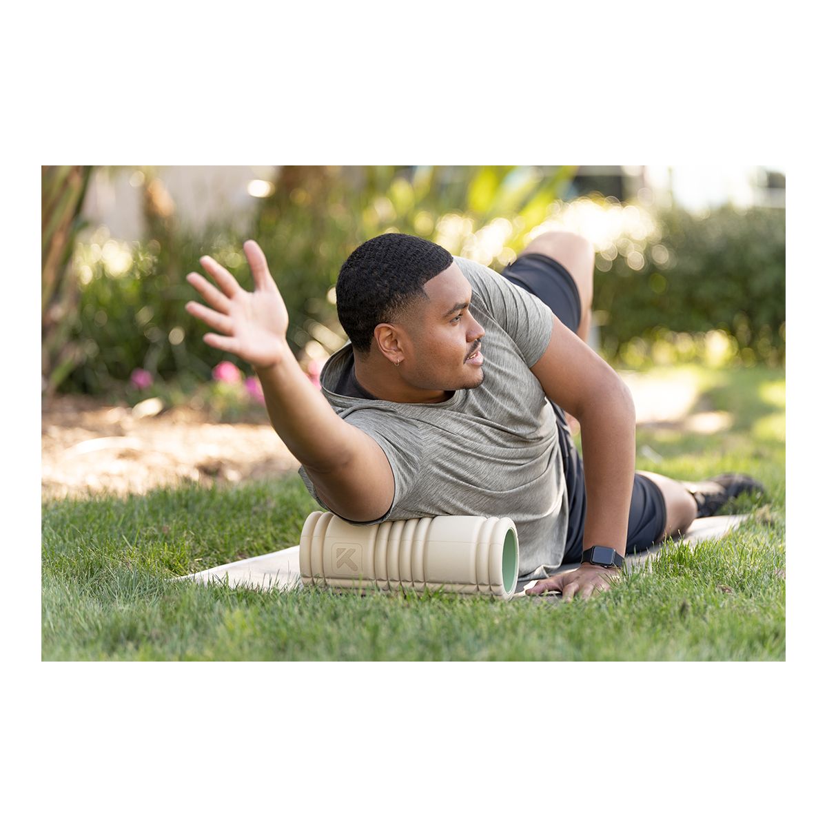 TriggerPoint Eco Grid 1.0 Massager Front_Angled_Left