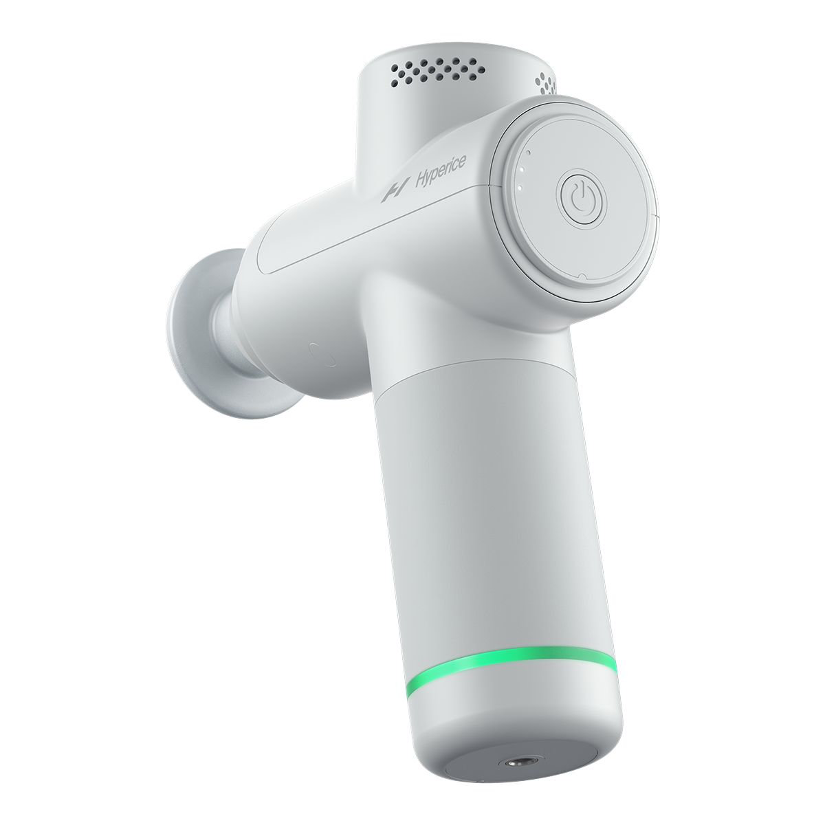 Hypervolt Go 2 Portable Percussion Massager Back_Angled_Left