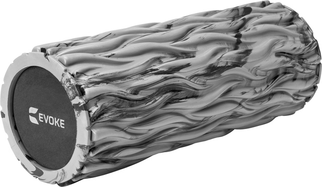 Evoke Textured Foam 12 Inch Massage Roller Front_Three_Fourths_Angled_Right