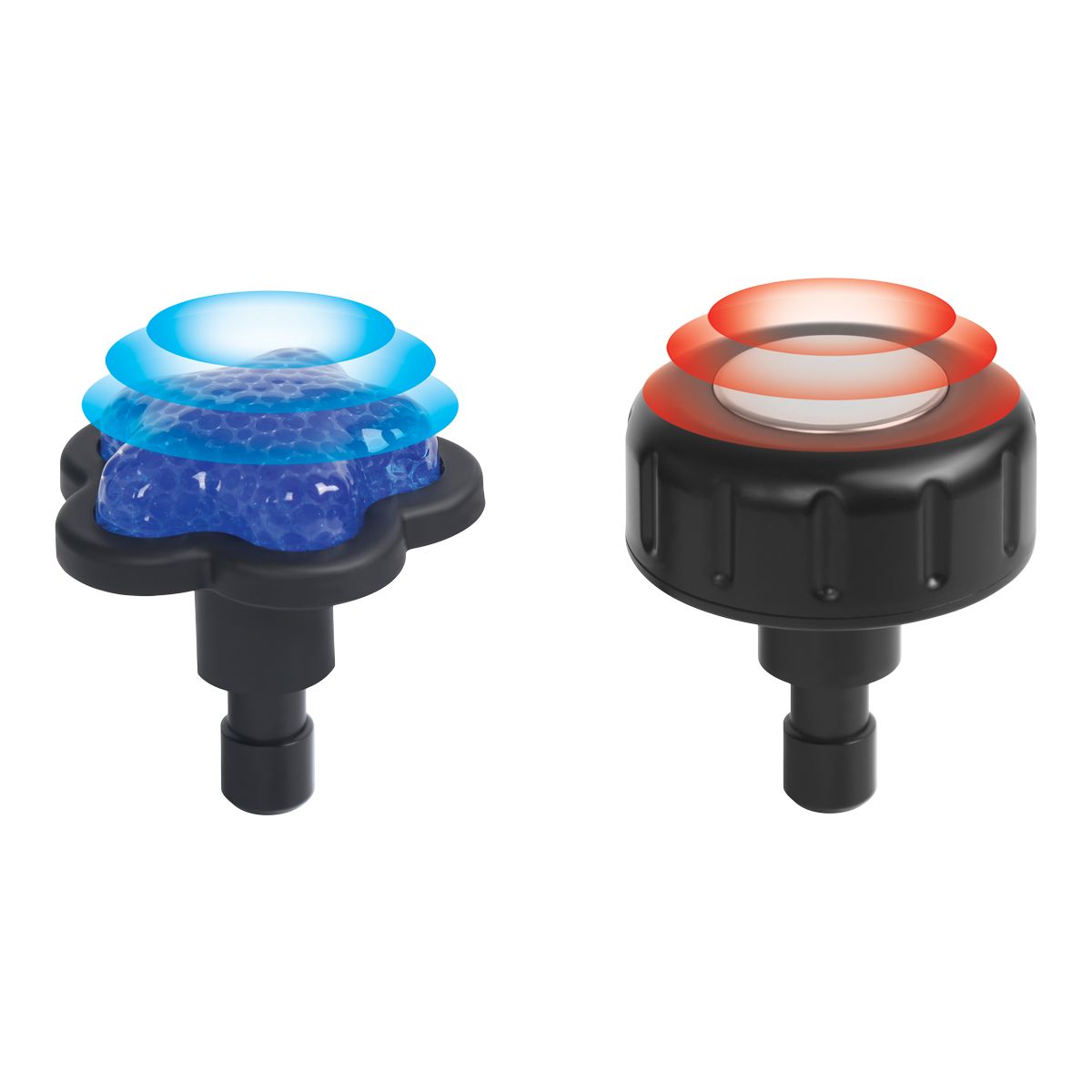 Evoke Hot And Cold Massage Gun Overhead_Plunge