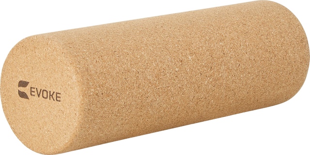 Evoke Cork 12 Inch Roller Front_Three_Fourths_Angled_Right