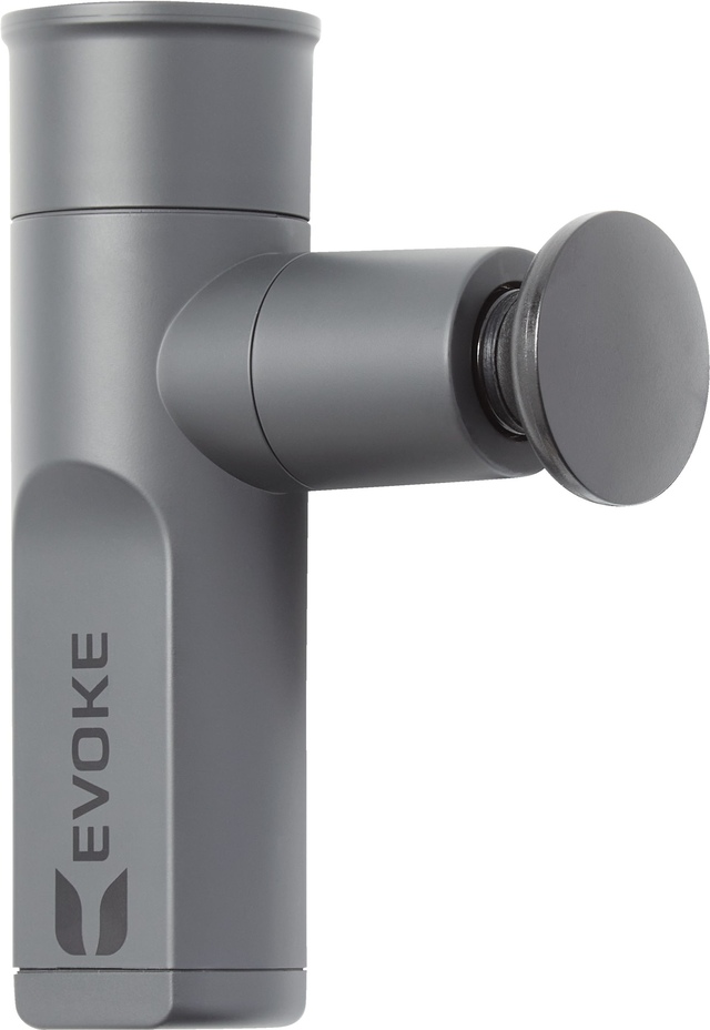 Evoke Mini Massage Gun Front_Angled_Left