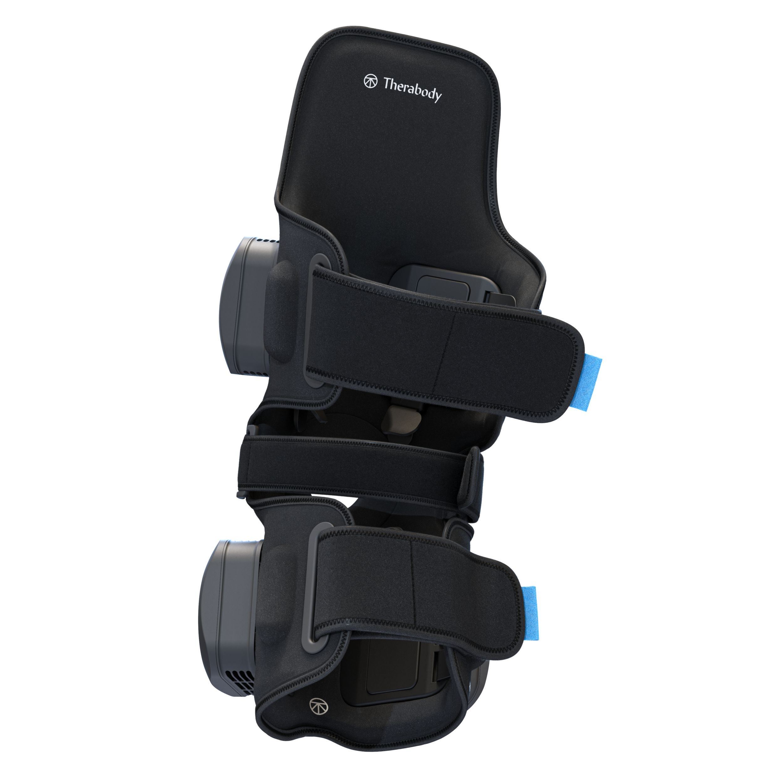 Therabody Recoverytherm Knee Wrap Back_Angled_Left