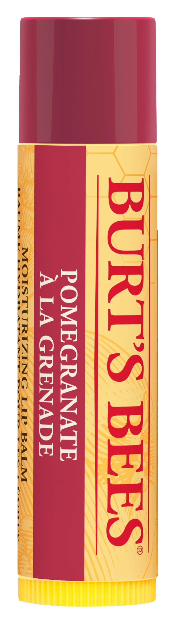 Burt’s Bees 100% Natural Moisturizing Lip Balm Tube Pomegranate