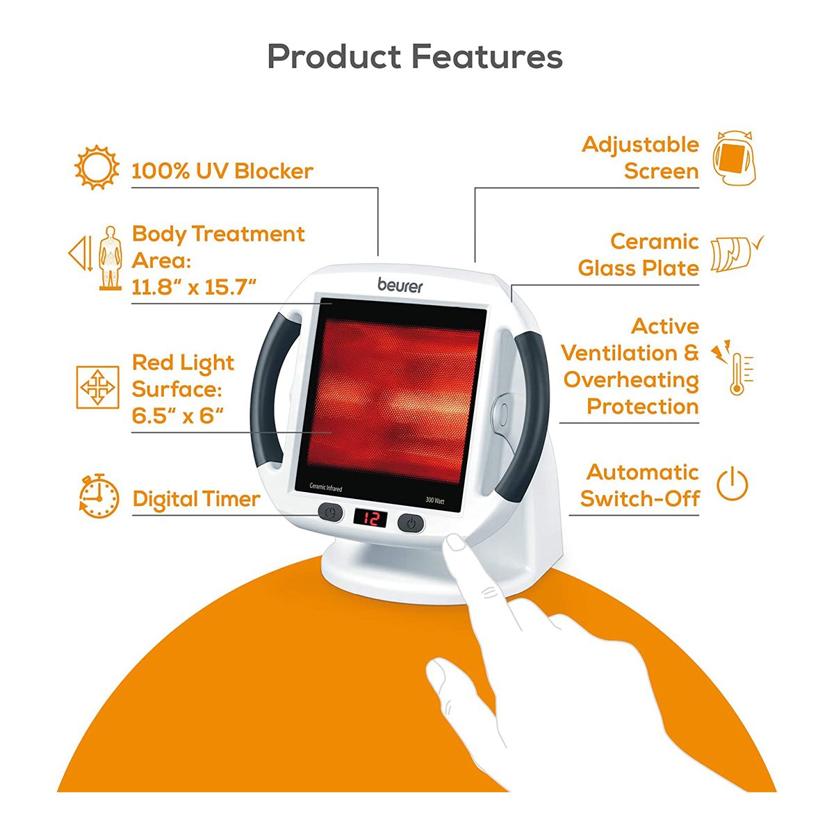 Beurer Infrared Heat Lamp