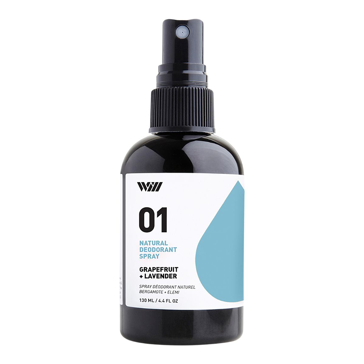 Way of Will Natural Deodorant Spray 4.4 oz - Grapefruit + Lavender Front_Flat