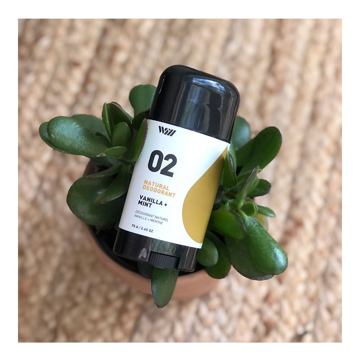 Way of Will Natural Deodorant Stick 75g - Vanilla + Mint