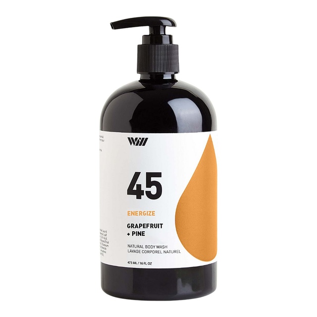 Way of Will Energize Natural Body Wash 16 oz - Grapefruit + Pine Front_Flat