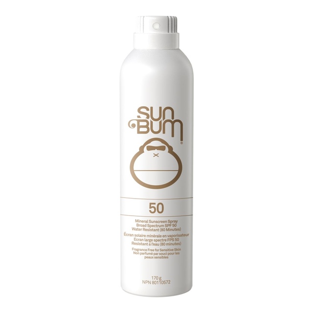 Sun Bum Mineral SPF 50 Sunscreen Spray Front_Flat