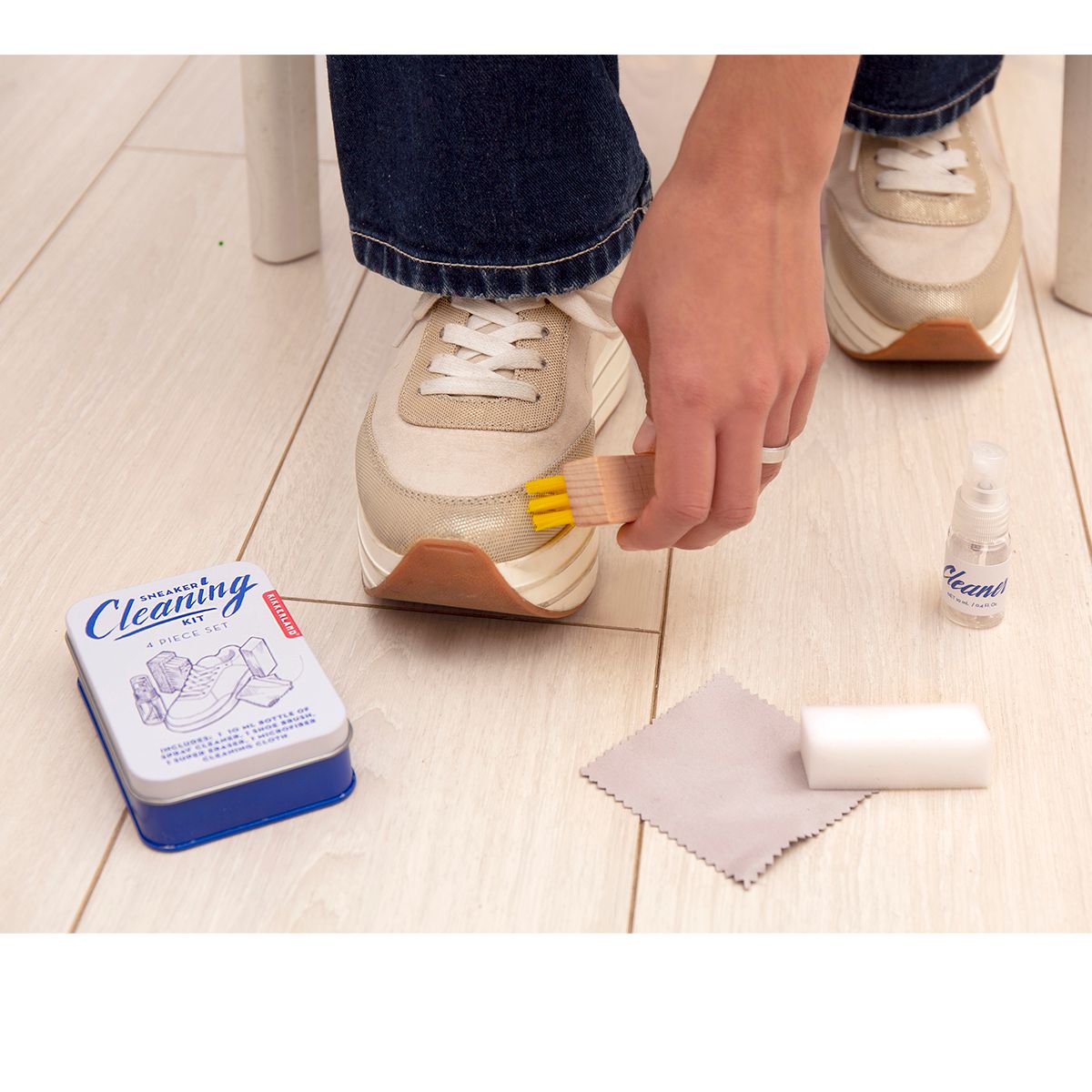 Kikkerland Sneaker Cleaning Kit Composite_or_Mixed