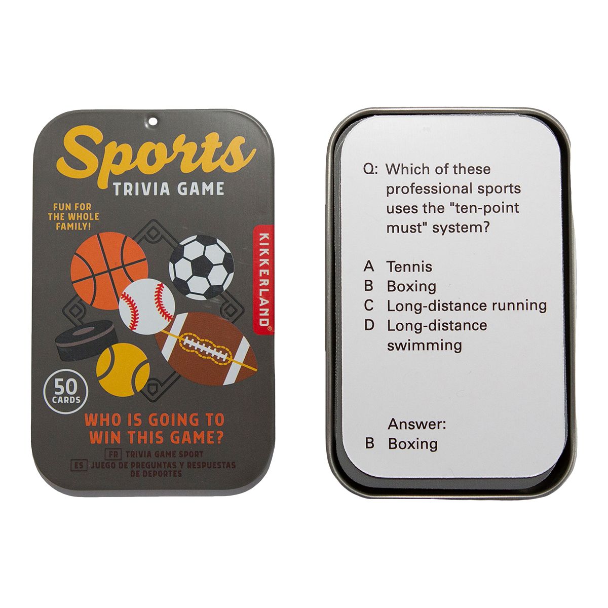 Image of Kikkerland Sports Trivia Cards