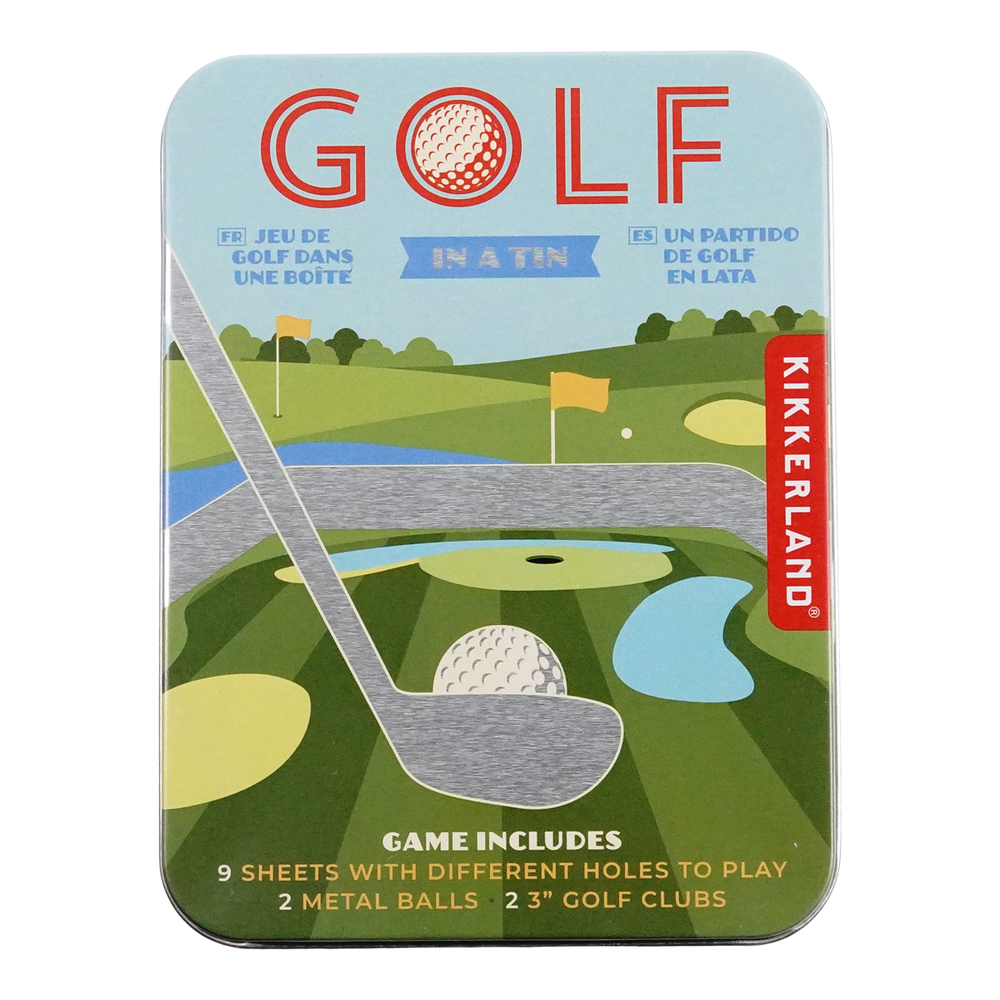 Image of Kikkerland Golf in a Tin Game