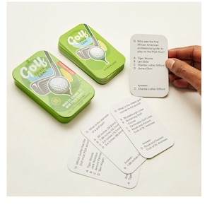 Kikkerland Golf Trivia Game
