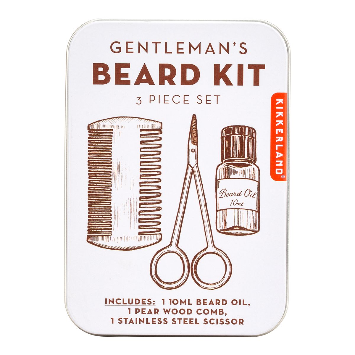 Gentlemans Beard Tin Grooming Kit