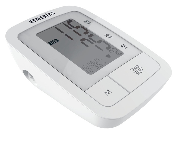 HoMedics Automatic Arm Blood Pressure Monitor Front_Three_Fourths_Angled_Right