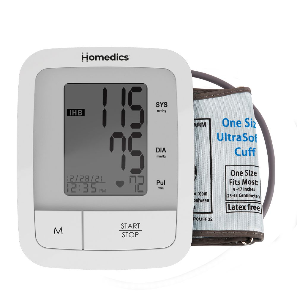 HoMedics Automatic Arm Blood Pressure Monitor Front_Flat