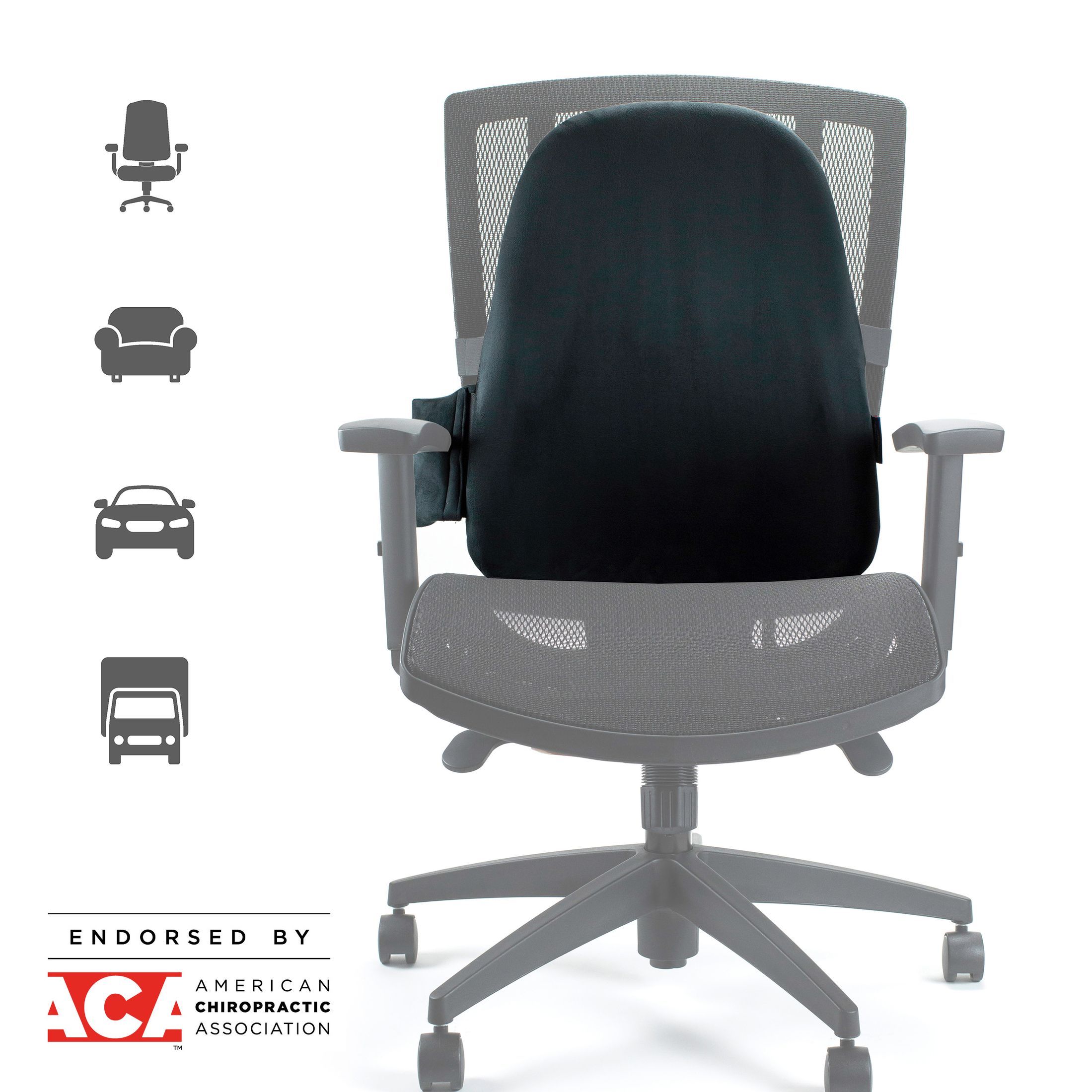 ObusForme Backrest Support with Lumbar