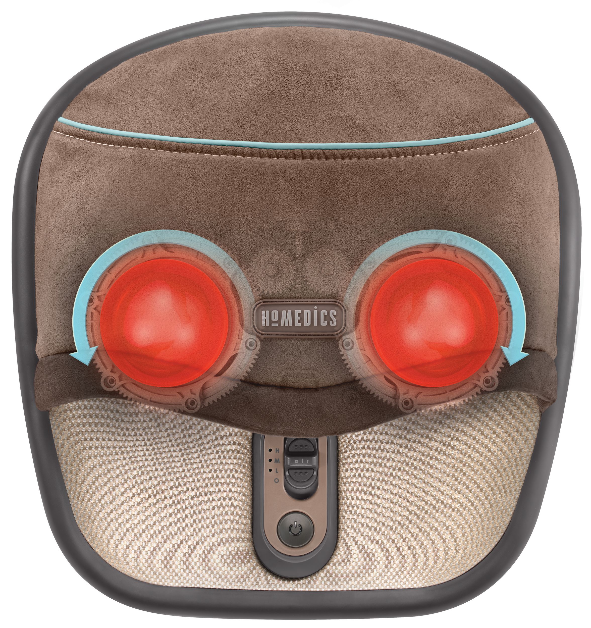 HoMedics  Air Compression + Shiatsu Foot Massage Overhead_Flat
