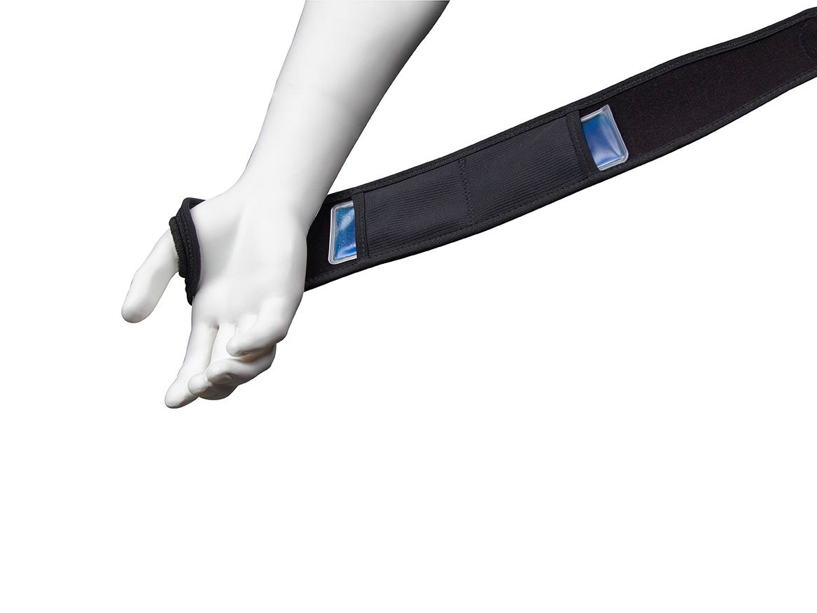 ObusForme Hot & Cold Wrist Support Brace Back_Flat