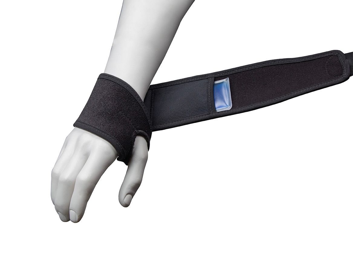 ObusForme Hot & Cold Wrist Support Brace Front_Flat