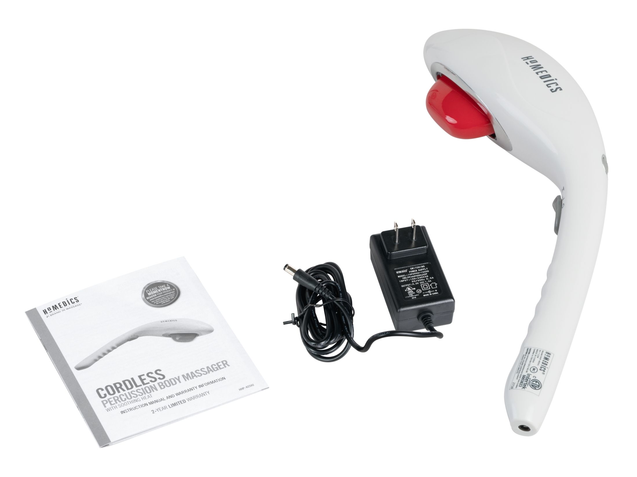 HoMedics Rechargeable Handheld Percussion Massager Composite_or_Mixed