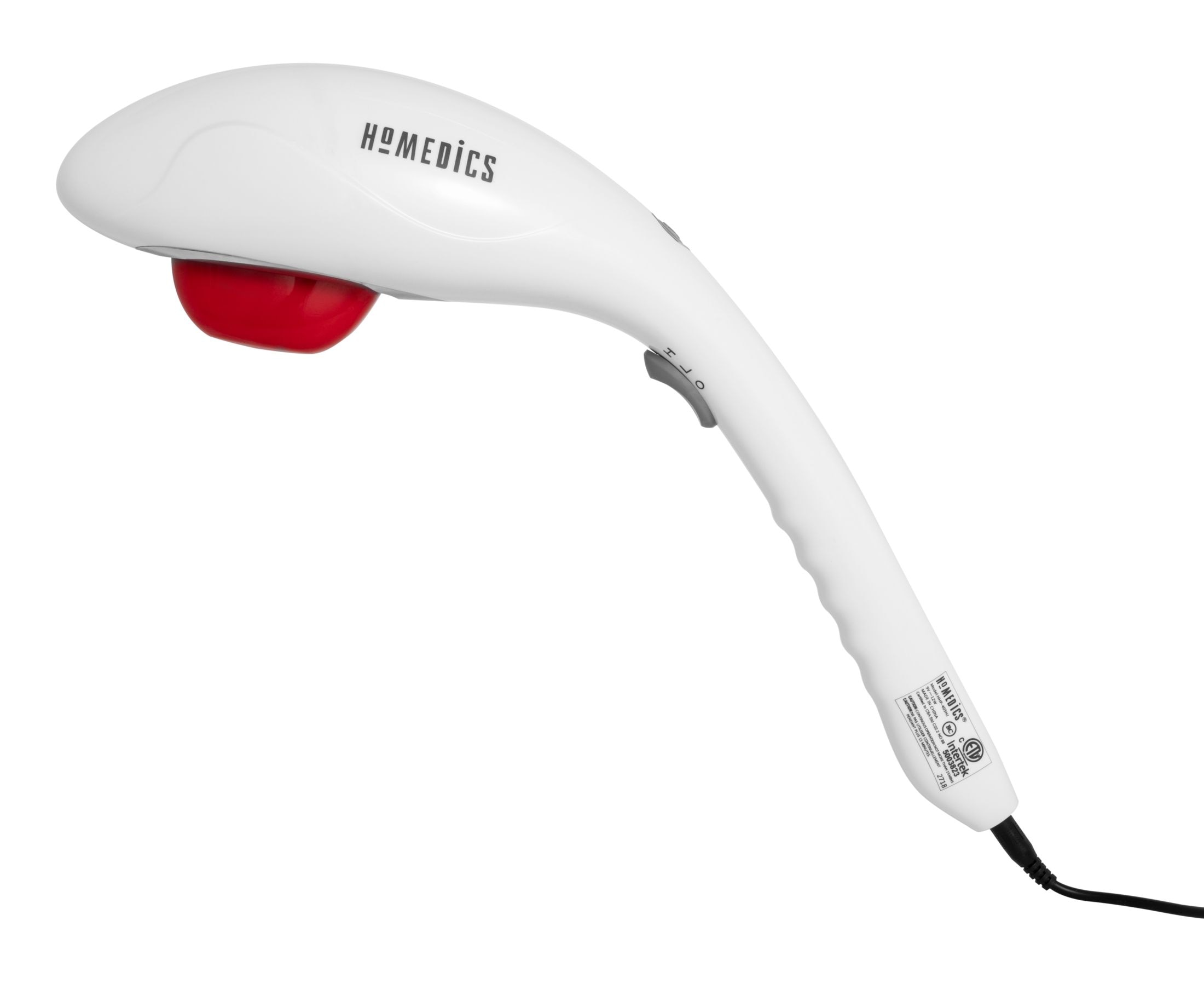 HoMedics Rechargeable Handheld Percussion Massager Side_Left