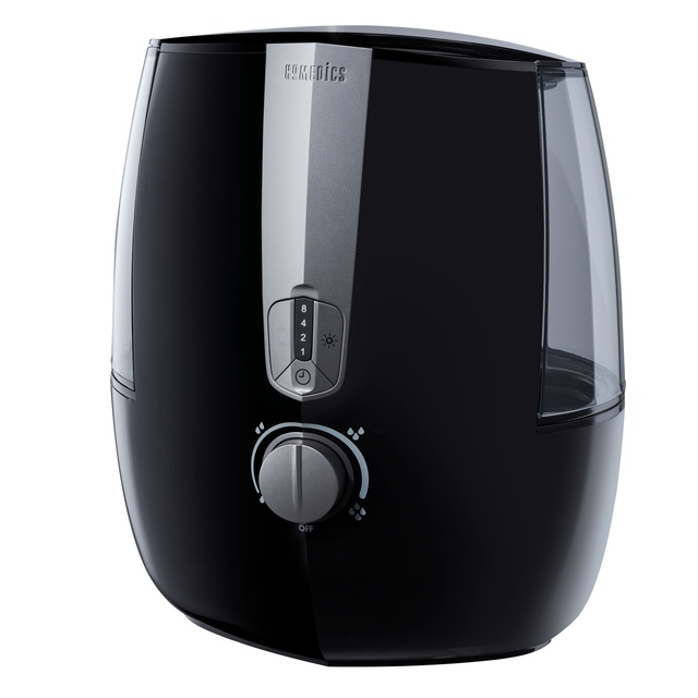HoMedics TotalComfort Warm and Cool Mist Ultrasonic Humidifier Front_Three_Fourths_Angled_Left