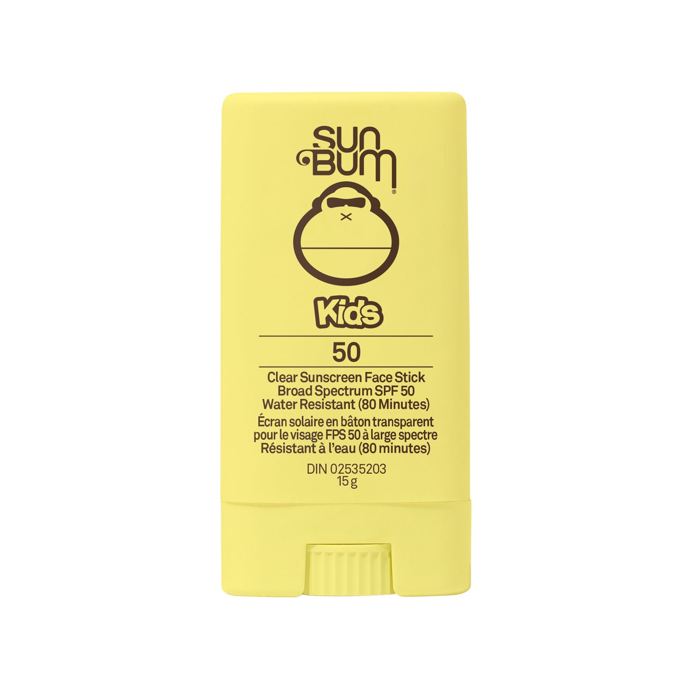 Sun Bum SPF 50 Clear Kids' Sunscreen Face Stick