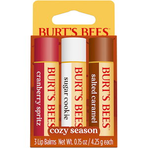 Burt's Bees Cozy Season Lip Balm 3-pk