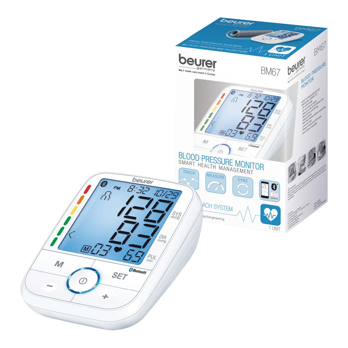 Beurer Connected Upper Arm Blood Pressure Monitor Composite_or_Mixed