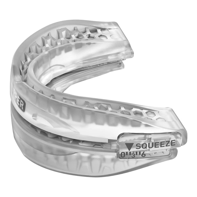 Snore RX Adjustable Mouthpiece Front_Three_Fourths_Angled_Left
