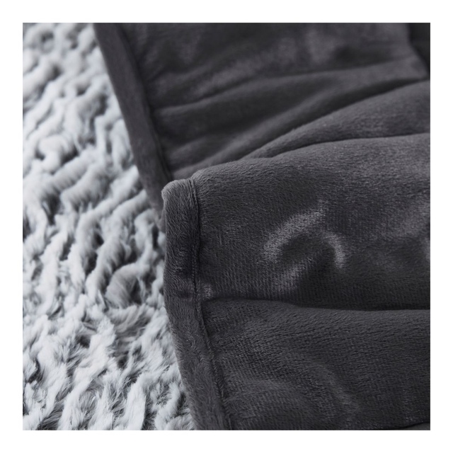 Pur Serenity 15 lb Faux Fur Washable Weighted Blanket SportChek