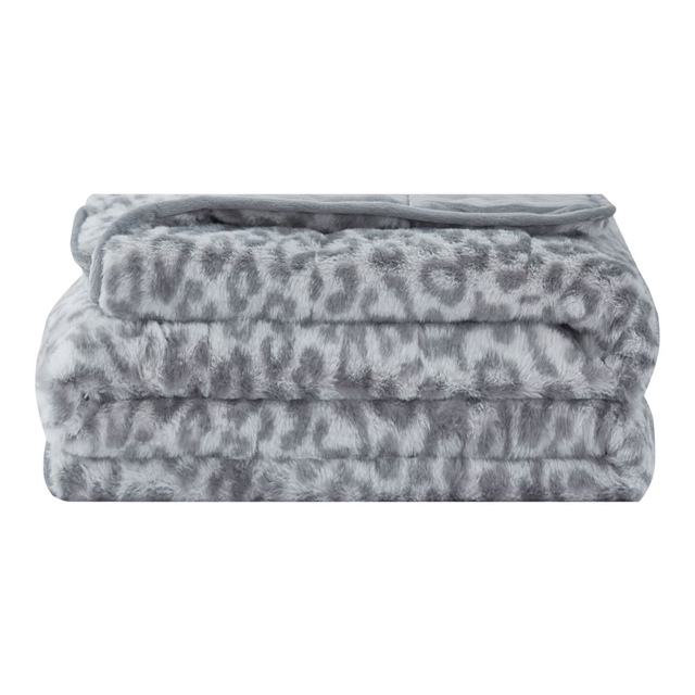 Pur Serenity 15 lb Rabbit Faux Fur Washable Weighted Blanket SportChek