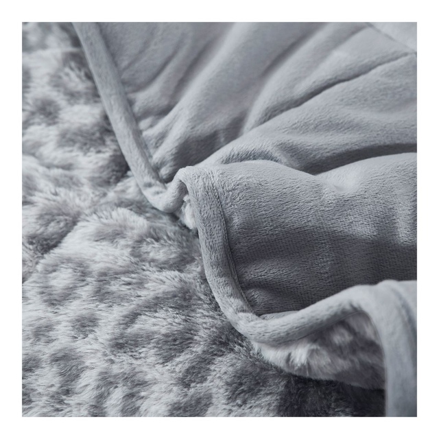 Pur Serenity 15 lb Rabbit Faux Fur Washable Weighted Blanket SportChek