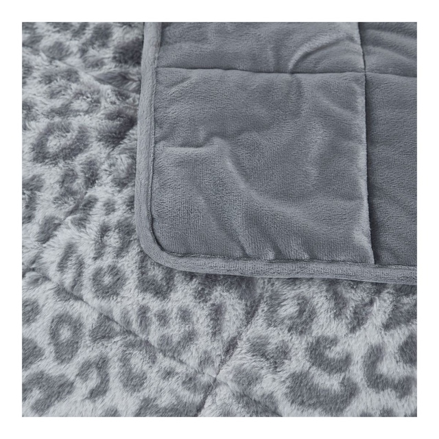 Pur Serenity 15 lb Rabbit Faux Fur Washable Weighted Blanket SportChek
