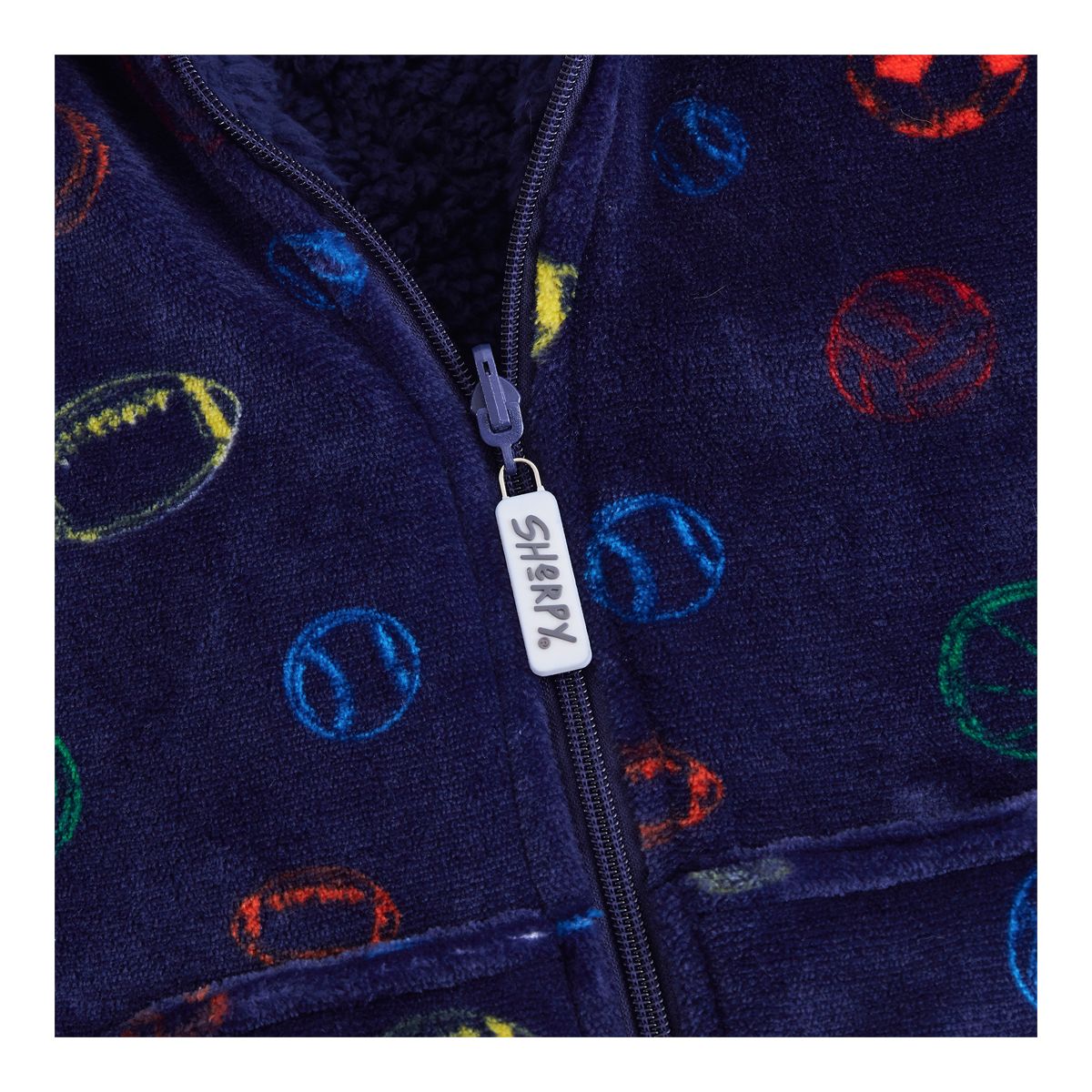 Pur Serenity Kids Sherpy Reversible Oversized Sweatshirt