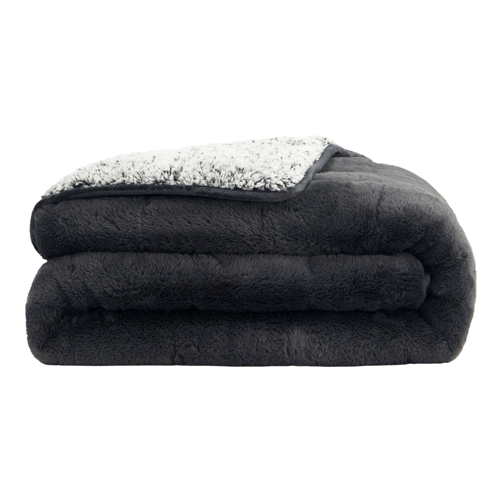 Image of Pur Serenity Faux Fur Weighted Blanket